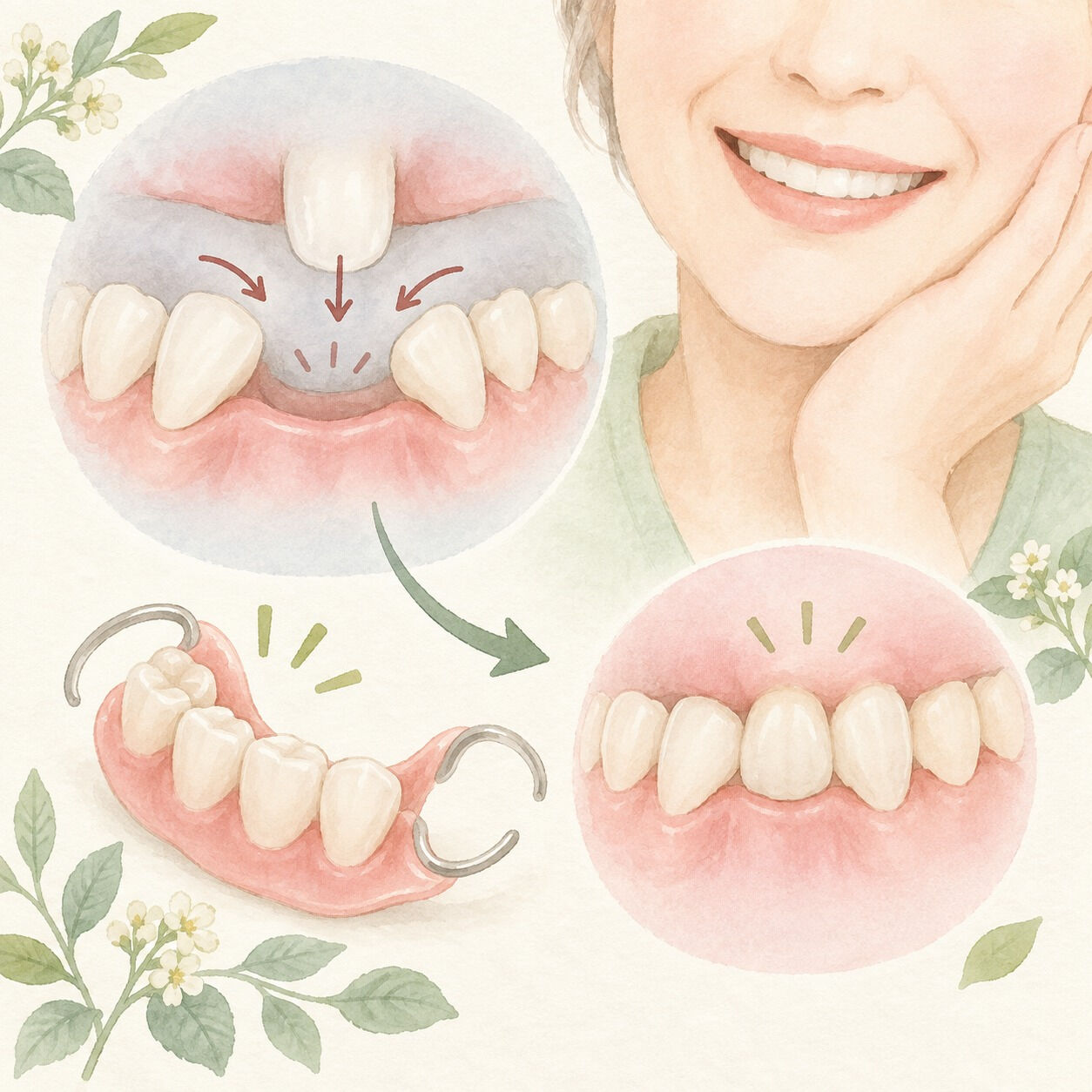 🦷 歯がないまま、放置していませんか？